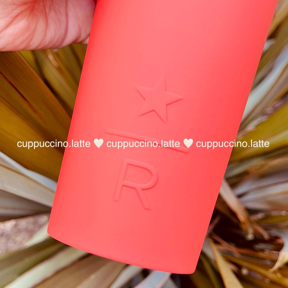 🧡NEW SET🧡Starbucks Reserve Matte Coral SS Cups - Picture 4 of 6